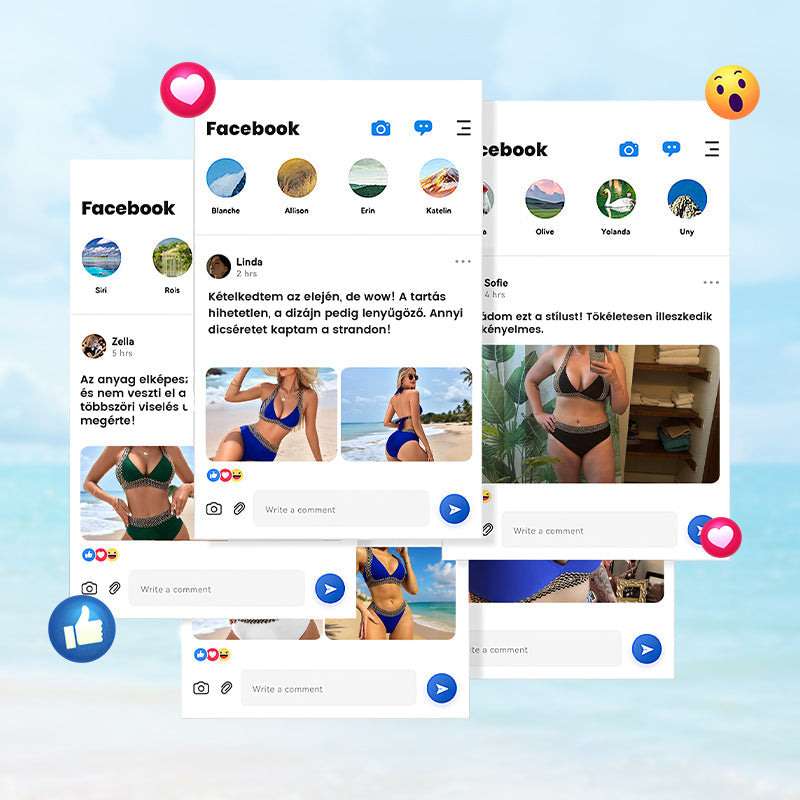 👙 Női 2 darabos fürdőruha