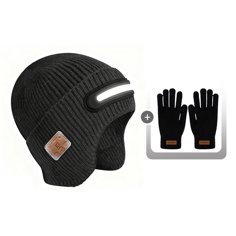 Tölthető Bluetooth-es Világító Sapka