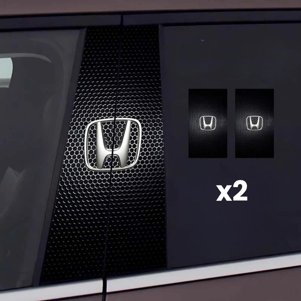 2x Autocolante pentru geamurile mașinii cu logo