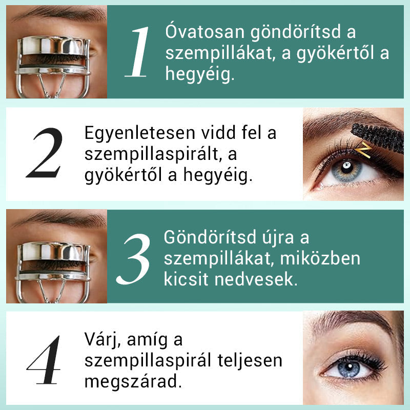 🔥✨Végső Hosszúságú és Göndörítő Szempillaspirál Készlet【Vásárlás 1 kap 1 ingyenes】