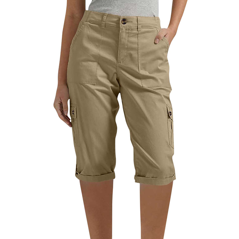 👖 Női alkalmi cargo capri nadrág zsebekkel – praktikus, kényelmes, nyári viseletre tökéletes! 🌸 Platás utánvéttel!