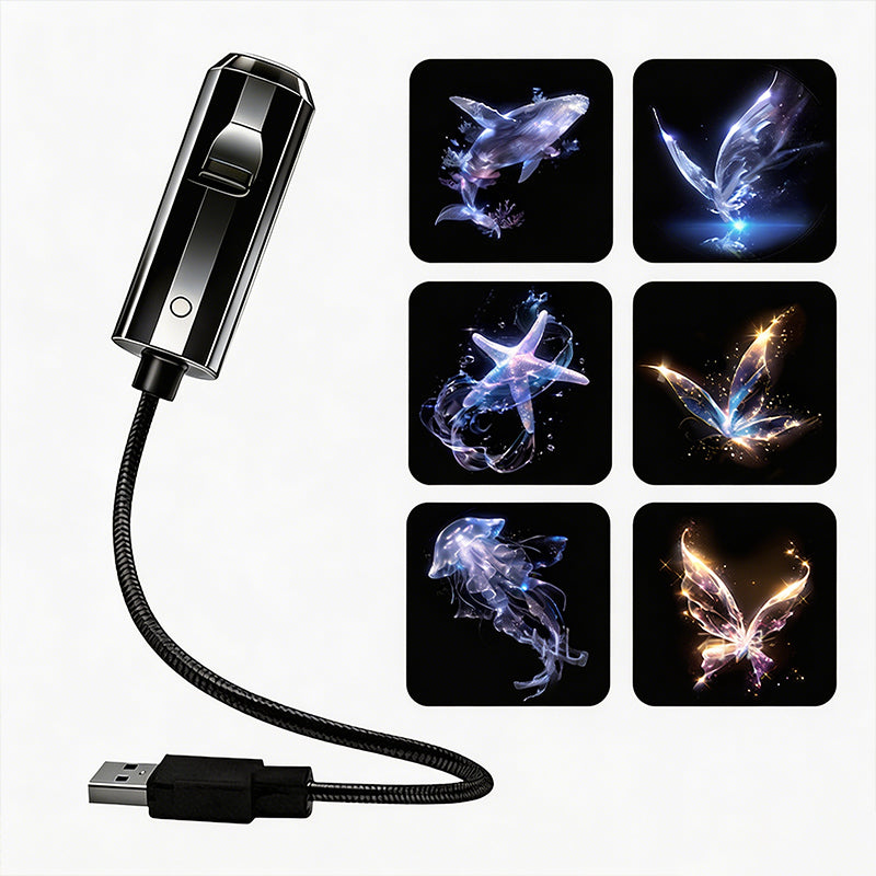 🌙 Változtassa szobáját égi szépséggel – USB galaxis és hold projektor éjszakai fény! ✨ Platás utánvéttel!