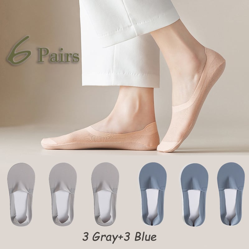 ✨ Női jégselyem szilikon csúszásmentes zokni – lélegző, puha, nem csúszik, nem izzad! 🧦 Platás utánvéttel!
