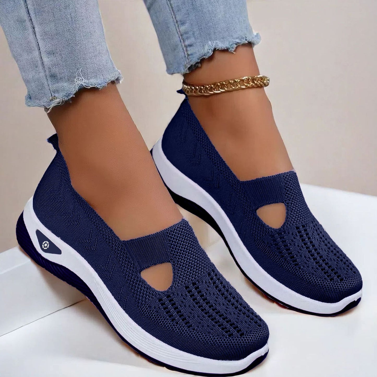 👟 Női Ortopédiai Sétacipő | Laza, Lélegző, Csúszásgátló - Tökéletes Támasztás, Könnyű, Kényelmes Középkorúaknak & Időseknek 🚶‍♀️✨