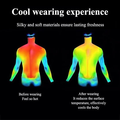 👕 Férfi Ice Silk ing – hűvös, gyűrődésmentes, nyári melegben is friss marad! ❄️ Raktáron, platás utánvéttel!
