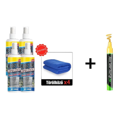 🏛️ Sírtisztító spray természetes kő felületre – gyengéd, mégis hatékony, nem károsítja a követ! Platás utánvéttel!