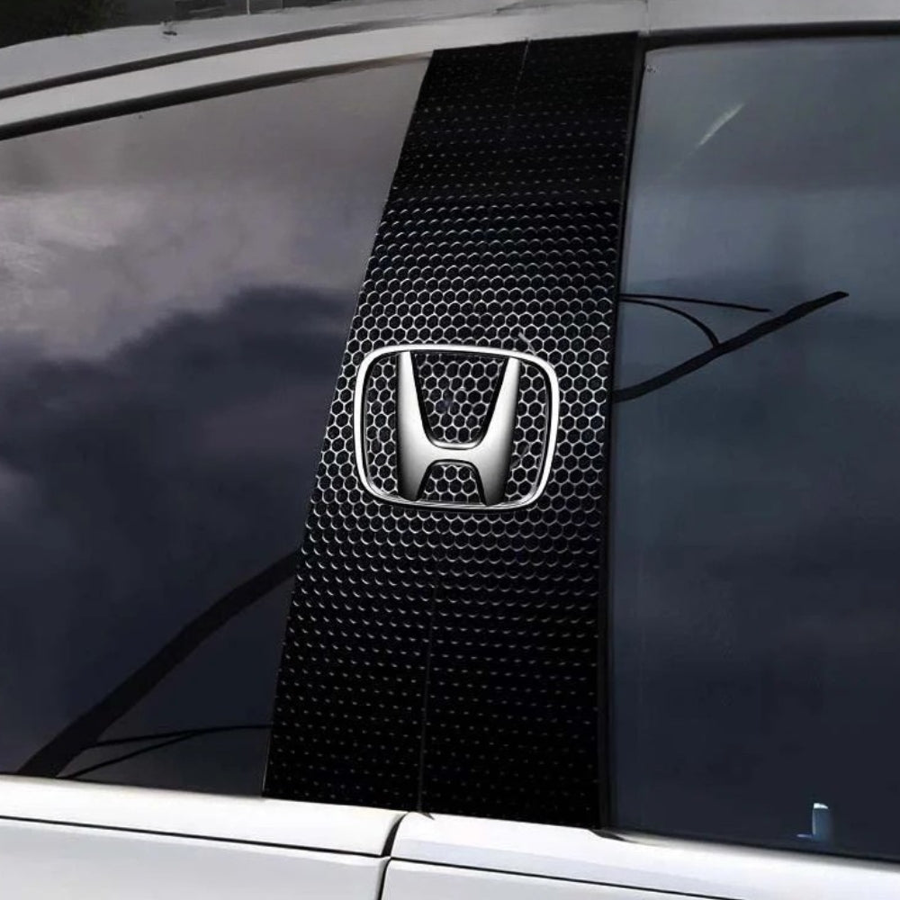 2x Autocolante pentru geamurile mașinii cu logo