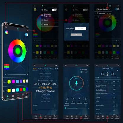 ✨ 2026-os Autó Alulvilágító Készlet – 4 db RGB LED-szalag | App & Zene Szinkronizálás – IP68 Vízálló – Tökéletes Hangulatvilágítás Autódhoz 🎵💧🚗