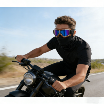 🕶️ Vintage sisakszemüveg – motoros szemüveg, retro design, UV-védelem! 🏍️ Platás utánvéttel!