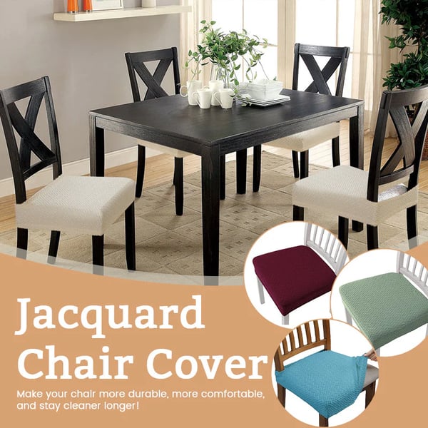🔥 Kiömlött a kávé a széken? Nem gond! Vízálló jacquard székhuzat – foltok, nedvesség ellen véd. Tartós, stílusos, könnyen tisztítható. 🪑✨ Utánvéttel rendelhető – kattints!