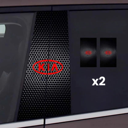 2x Autóablak matrica logóval