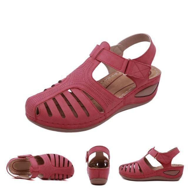 🎁 Orthopéd Szandál Nőknek | Prémium Könnyű Bőr Kényelmes Egészségügyi Lábbeli 👞✨