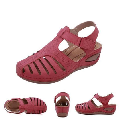 🎁 Orthopéd Szandál Nőknek | Prémium Könnyű Bőr Kényelmes Egészségügyi Lábbeli 👞✨