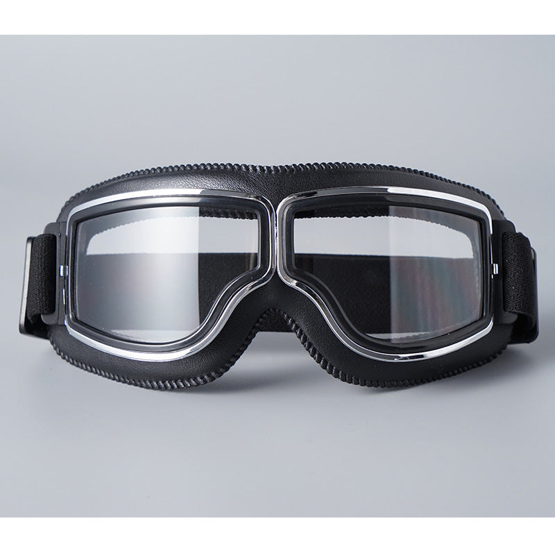 🕶️ Vintage sisakszemüveg – motoros szemüveg, retro design, UV-védelem! 🏍️ Platás utánvéttel!