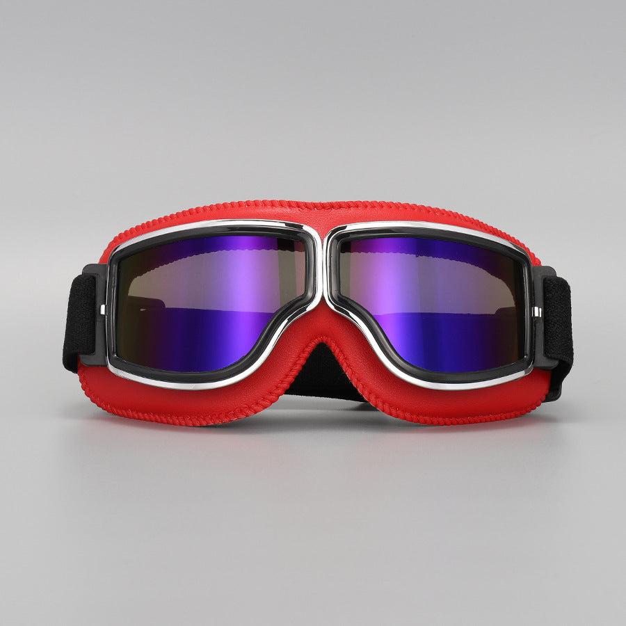 🕶️ Vintage sisakszemüveg – motoros szemüveg, retro design, UV-védelem! 🏍️ Platás utánvéttel!