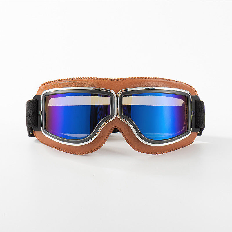 🕶️ Vintage sisakszemüveg – motoros szemüveg, retro design, UV-védelem! 🏍️ Platás utánvéttel!