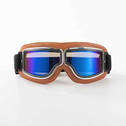🕶️ Vintage sisakszemüveg – motoros szemüveg, retro design, UV-védelem! 🏍️ Platás utánvéttel!