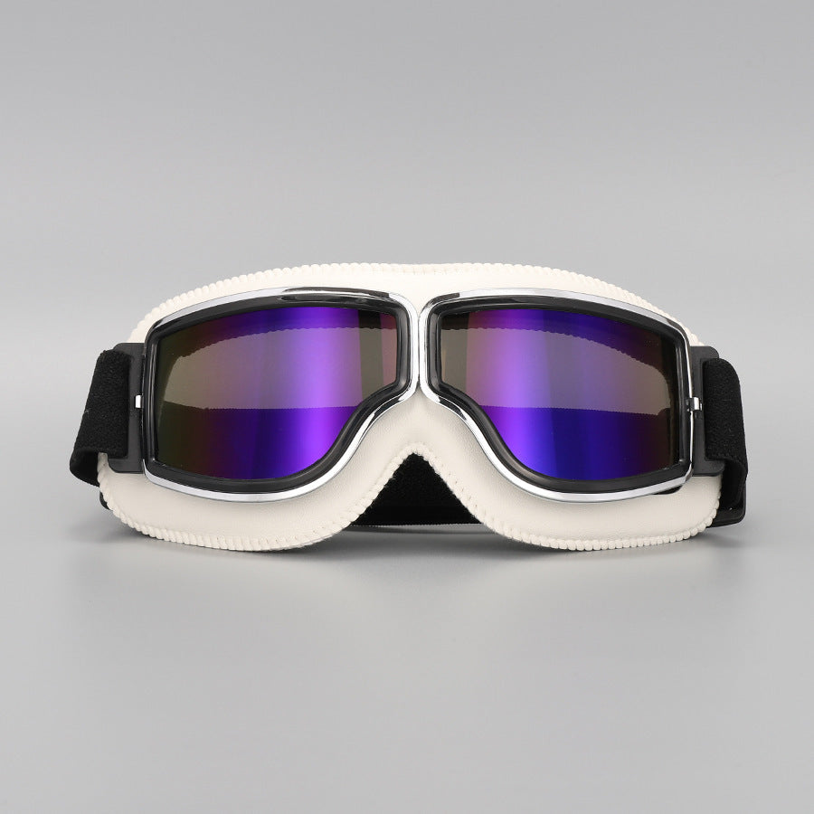 🕶️ Vintage sisakszemüveg – motoros szemüveg, retro design, UV-védelem! 🏍️ Platás utánvéttel!