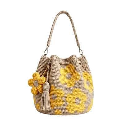 🌸 Kézzel horgolt virágos táska – egyedi, könnyű, nyári viselethez tökéletes! 👜 Platás utánvéttel!