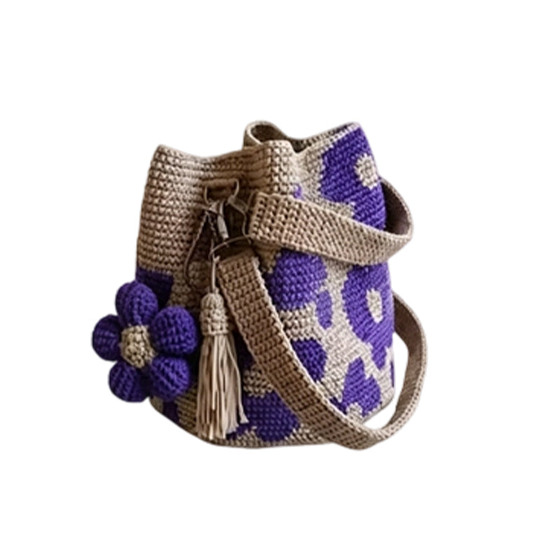 🌸 Kézzel horgolt virágos táska – egyedi, könnyű, nyári viselethez tökéletes! 👜 Platás utánvéttel!