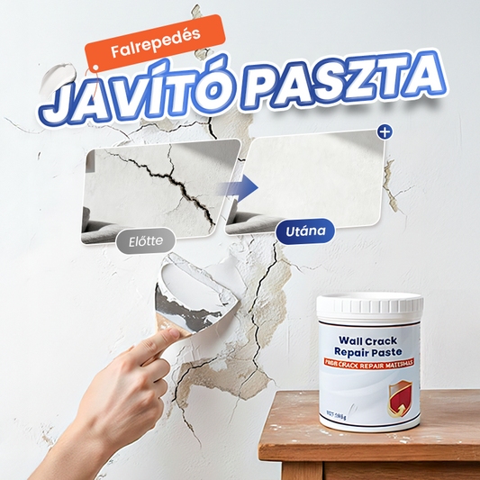 🌿💪 **Faljavítási paszta:** 100%-ban elasztikus, repedésálló, nedvességálló faljavító paszta ✅