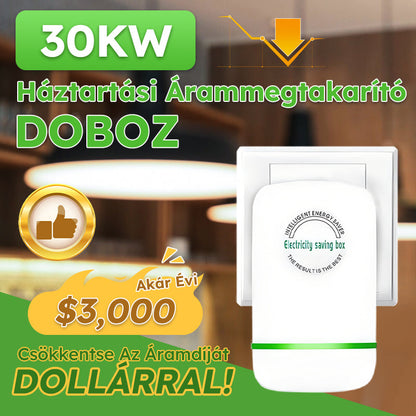 🔋🏡 Intelligens otthoni energiamegtakarító – Csökkentse a villanyszámlát akár 50%-kal! ⚡️ Platás utánvéttel!