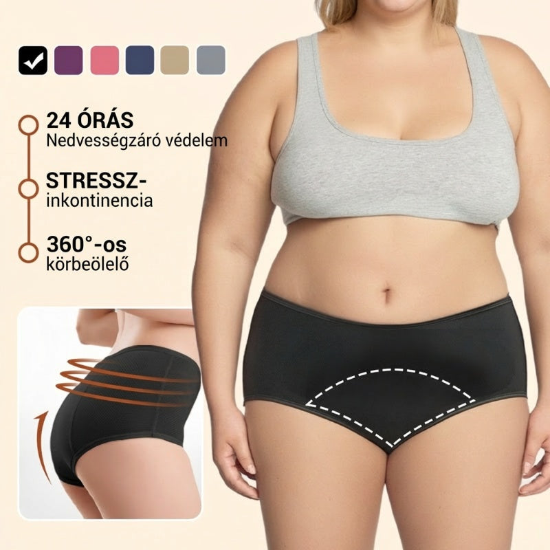 👙 2026 Legkedveltebb Bugyija – magas dereka formálja az alakot, szivárgásmentes biztonságot ad! ☁️ Kényelem, védelem, tökéletes illeszkedés. Utánvéttel!