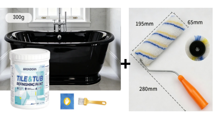 🛁✨ Prémium csempe- és kádfelújító festékkészlet – régi, sárgult, karcos felületek azonnal újjávarázsolva! Platás utánvéttel!