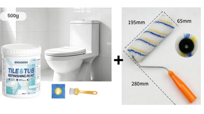 🛁✨ Prémium csempe- és kádfelújító festékkészlet – régi, sárgult, karcos felületek azonnal újjávarázsolva! Platás utánvéttel!