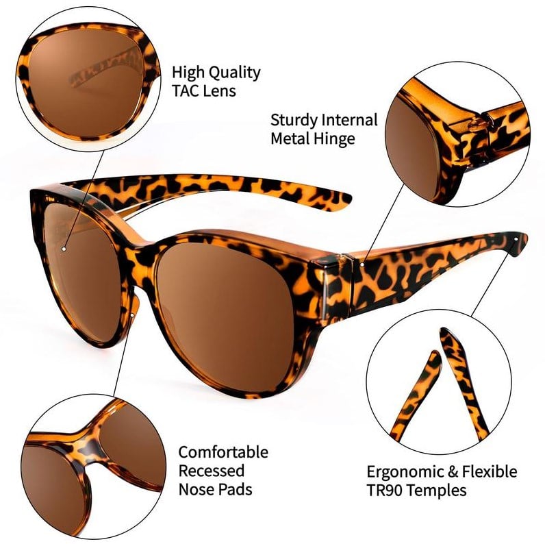 😎 Polarizált UV400 védelemmel ellátott, divatos kerek macskaszemű napszemüveg – stílusos és véd a káros sugaraktól! 😺🕶️ Platás utánvéttel!
