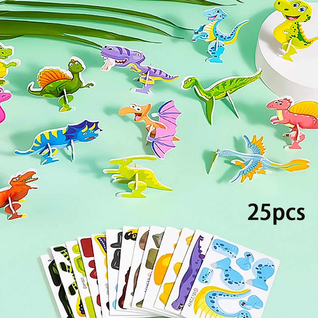 🎁 Oktatási 3D rajzfilm puzzle – tanulás játékosan, fejleszti a kreativitást és a logikát! 🧩✨ Utánvéttel!