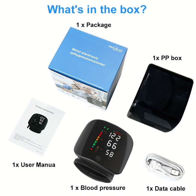 📱 Okos Egészségfigyelő | Bluetooth Vérnyomásmérő + Mobil Alkalmazás - Eredménytárolás, Trendanalízis, Komplett Szett ✨