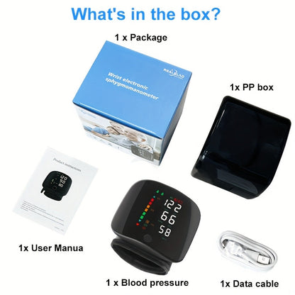 📱 Okos Egészségfigyelő | Bluetooth Vérnyomásmérő + Mobil Alkalmazás - Eredménytárolás, Trendanalízis, Komplett Szett ✨
