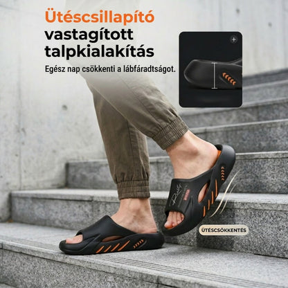 🔥 Csúszásmentes, vastag talpú felhőpapucs – olyan puha, mintha a felhőn járnál! ☁️🏖️ Utánvéttel!