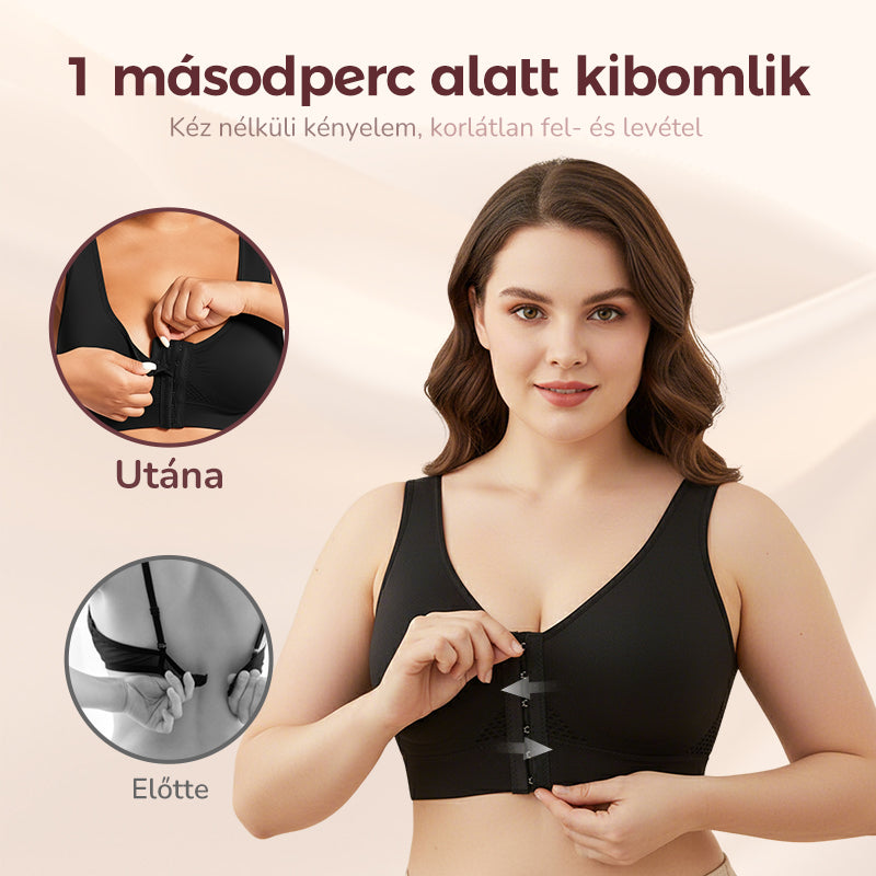 Többfunkciós Női Melltartó | Elölről Záródó, Merevítő Nélküli - Kiváló Tartás, Kényelmes Alakítás, Minden Alkalmra