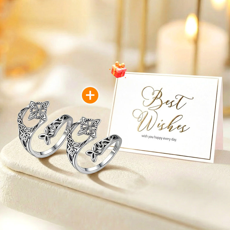 💍 Kelta boszorkánycsomó állítható gyűrű – végtelenség, erő és stílus az ujjadon! ✨ Platás utánvéttel!
