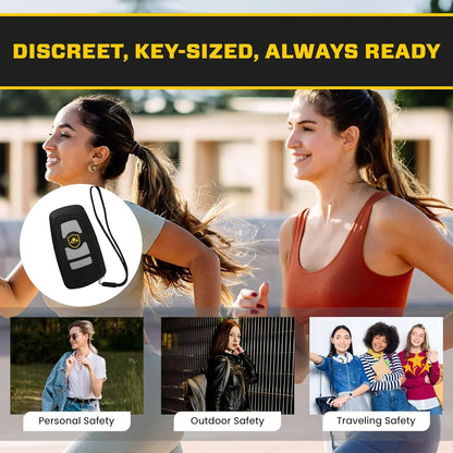 🔥 ⚡️VOLTIC V77 3-in-1 Önvédelmi Autós Kulcstartó - Sokkoló, Zseblámpa, Biztonsági Riasztó