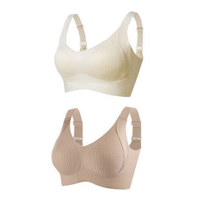 ✨ Bomba Forma, Zéró Nyomás! Sima Felületű Varrat Nélküli Melltartó | Push-Up Hatás, Lágy Támasztó Kúpok, Nem Látszik ki - Nagyobb Mellet Szépen Formál, Minden Ruhához 👗🔝