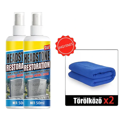 🏛️ Sírtisztító spray természetes kő felületre – gyengéd, mégis hatékony, nem károsítja a követ! Platás utánvéttel!