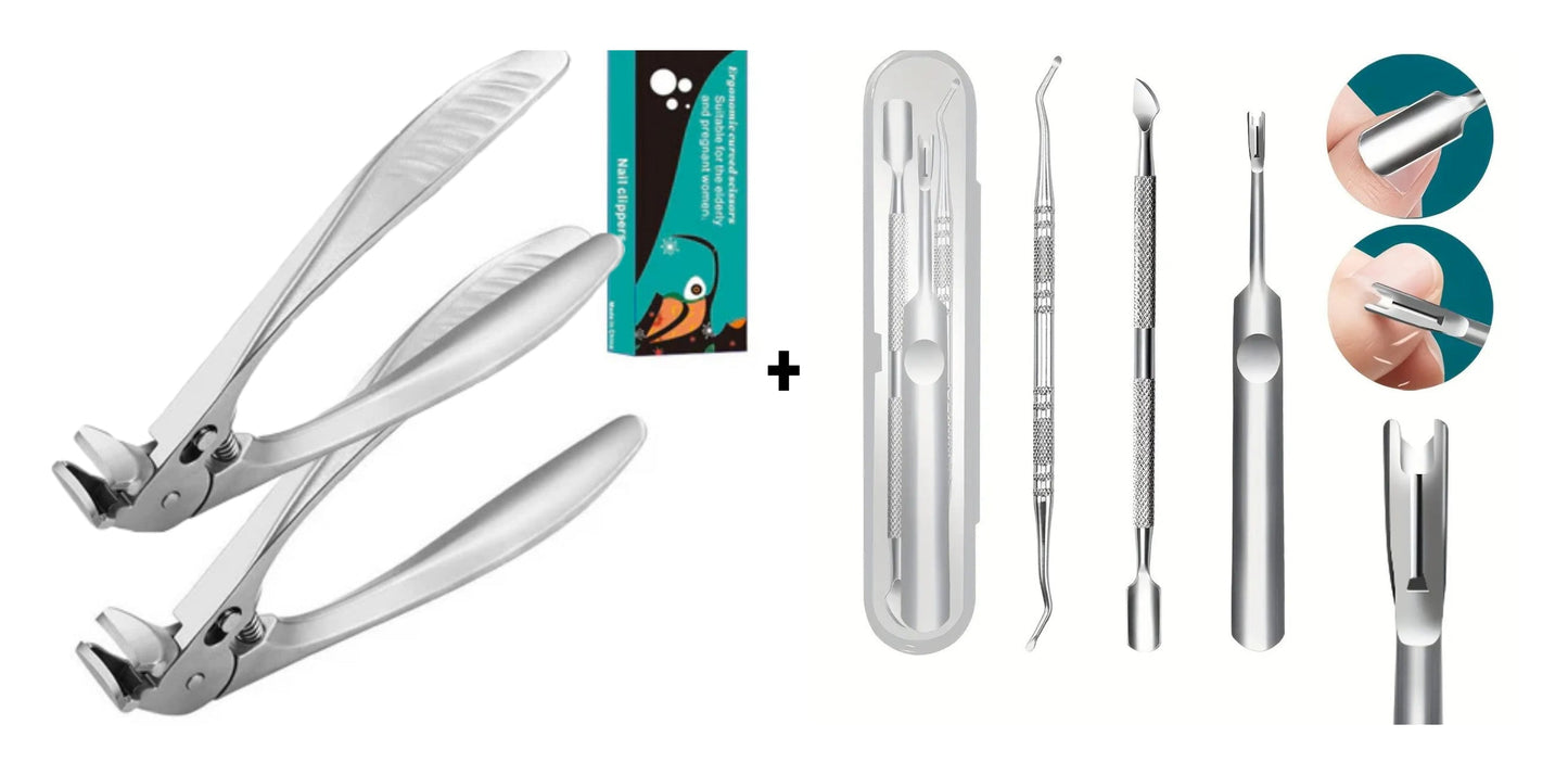 🦶 Rozsdamentes acél körömolló – ívelt penge, kényelmes fogás, időseknek is tökéletes! ✂️ Platás utánvéttel!