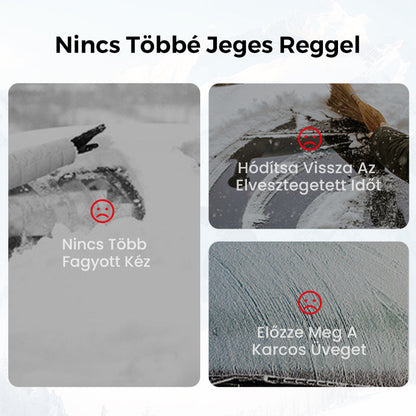❌ TŰNŐ HÓ ÉS JÉG! Mágneses Hóvédő Pajzs - 10 Másodperc Alatt Felszerelhető, Erős Tapadás 🧲🚗