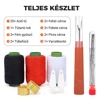 💥 37 db varrószerszámkészlet – minden, amire szükséged lehet varráshoz, javításhoz, kézműveskedéshez! 🧵💕 Platás utánvéttel!