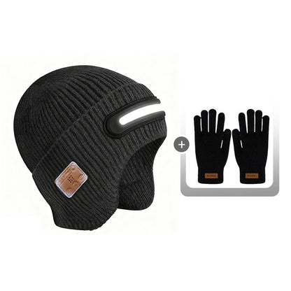 Tölthető Bluetooth-es Világító Sapka
