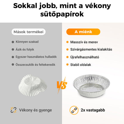 🔥 Vastag fólia tálca