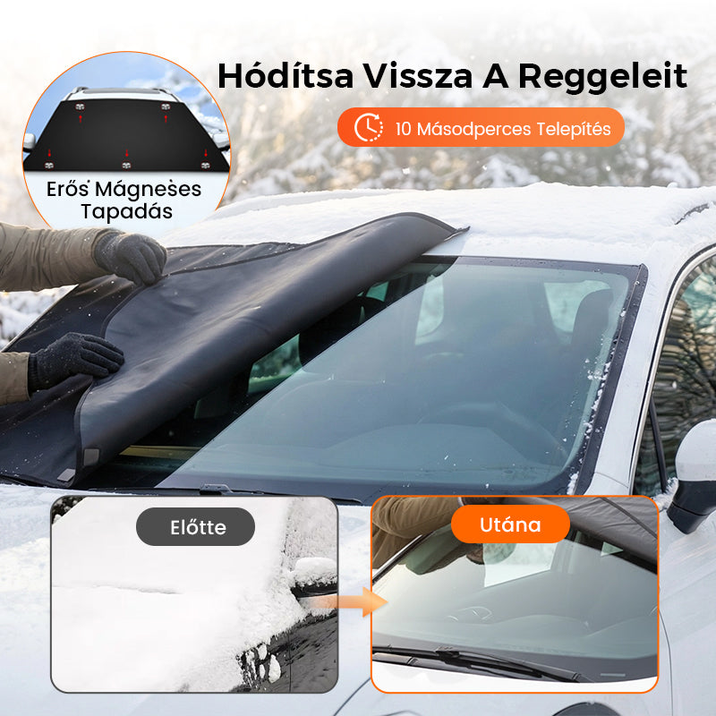 ❌ TŰNŐ HÓ ÉS JÉG! Mágneses Hóvédő Pajzs - 10 Másodperc Alatt Felszerelhető, Erős Tapadás 🧲🚗