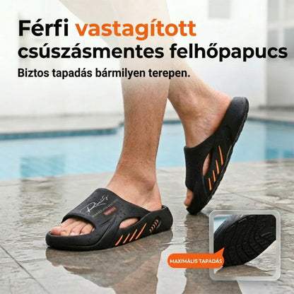🔥 Csúszásmentes, vastag talpú felhőpapucs – olyan puha, mintha a felhőn járnál! ☁️🏖️ Utánvéttel!
