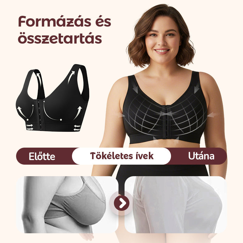 Többfunkciós Női Melltartó | Elölről Záródó, Merevítő Nélküli - Kiváló Tartás, Kényelmes Alakítás, Minden Alkalmra