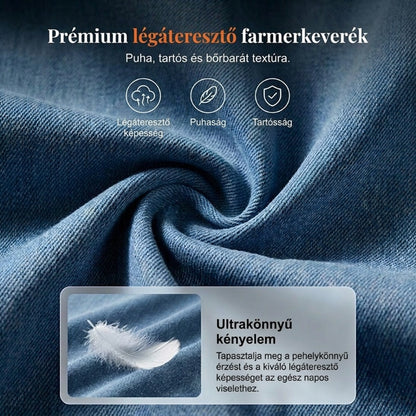 👖 Női magas derekú, rövidített hordó farmernadrág – kényelmes, trendi, tökéletes nyári viseletre! ✨ Platás utánvéttel!