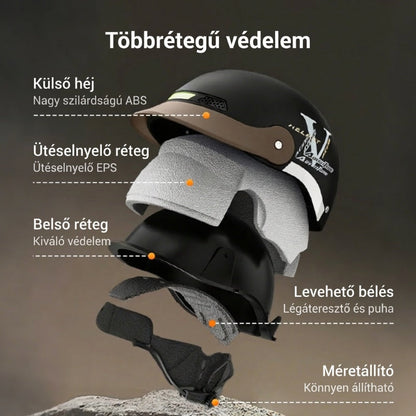 ⛑️🛵 Légáteresztő, könnyű, ütésálló motoros sisak – biztonság és kényelem egyben! 💕 Nyáron sem izzadsz, balesetvédelmi tanúsítvánnyal. Utánvéttel!