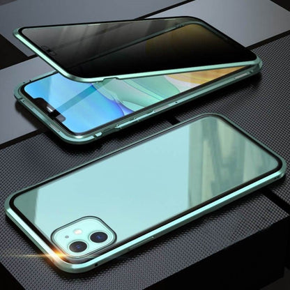 ⚜️ Prémium Mágneses iPhone Tok | Fém Keret + Magánügyi Üveg - Karcálló, Sokszínű, Katonai Minősítésű Védelmet Nyújt 🌟